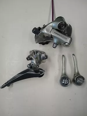 Shimano 105 Shifters And Derailleurs 3x7 Speed Sl-1055 RD-1055 FD-1055 Eroica • $74.95