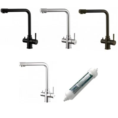 £99.99 • Buy FilterLogic Azores 3 Way Kitchen Drinking Water Filter/Mixer Tap W/ FREE System