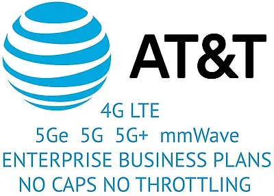 Business Enterprise Unlimited Data Hotspot Plan Rental AT&T Sim Card 4G 5G ATT • $85