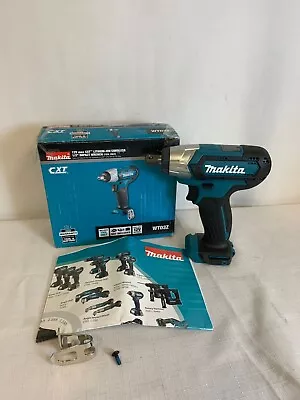 Makita WT03Z Blue Black 12V Max CXT Lithium-Ion Cordless Impact Wrench Tool Only • $71.99