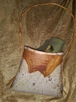 Alaskan Birch Bark Basket Handmade By Alaskan Artist Vintage • $39.99