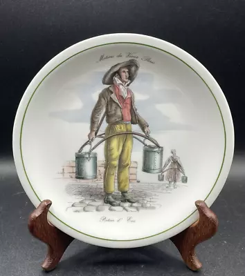 Tradition CNP Metiers Du Vieux Paris  Porteur D' Eau  Porcelain 7  Plate France • $12