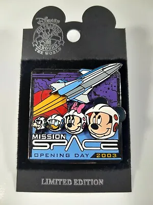 Disney Mission Space Opening Day 2003 Trading Pin Mickey Minnie Donald Goofy X23 • $19.99