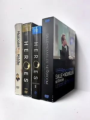 Tv Series DVD Box Set Lot Heroes Newsroom Malcolm In The Middle • $5.82