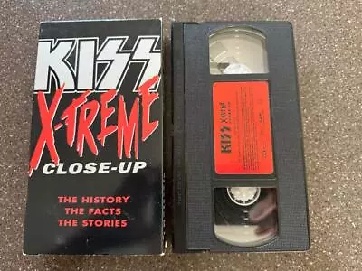 KISS VHS Tape X-Treme Close-Up 1992 Gene Simmons Paul Stanley • $6