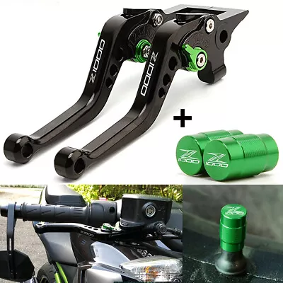 CNC Short Adjustable Brake Clutch Levers For Kawasaki Z1000 R Z1000SX Ninja 1000 • $31.99