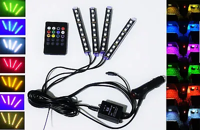 $11.51 • Buy Multi-Color LED Interior Car Kit Under Dash Footwell Seats For Toyota Echo Yaris