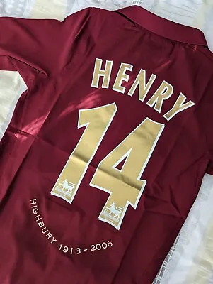 Thierry Henry Arsenal 2005/06 Home Shirt - Extra Large • £49.95