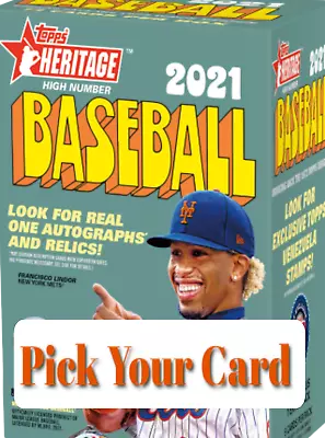 2021 Topps Heritage High Numbers Complete Your Set Pick A Card - Pick A Card  • $0.99