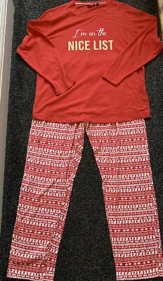 £15 • Buy Ann Summers Christmas Pyjamas Size XL 20-22 Nordic Rampant Rabbit Plus Size