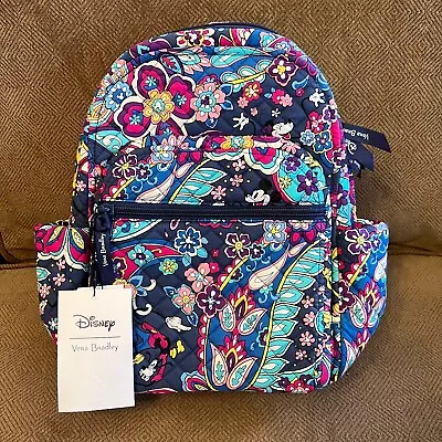 Vera Bradley Small Backpack Disney Sensational Six Paisley NEW W TAGS 28309-X41 • $85