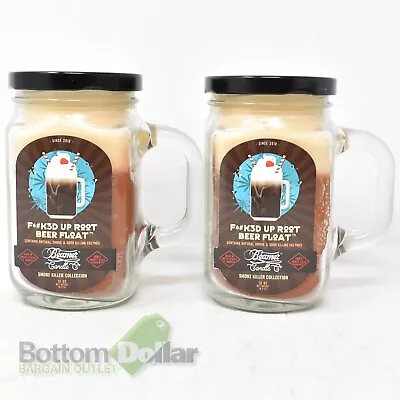 2x Beamer Candle Co. Smoke Killer Jar Candles F##k3d Up Root Beer Float 12 Oz • $20.79