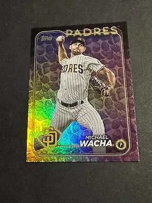 2024 TOPPS Series 1 Michael Wacha Easter Egg Foil #245 - PADRES - FREE SHIPPING • $2.69