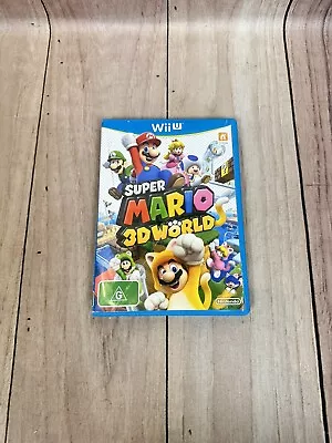 Super Mario 3D World - Nintendo Wii U Game PAL Mint Disc + Tracked Post • $21.22