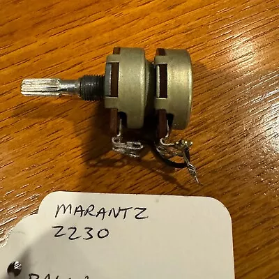 Marantz 2230 - 250k Dual Balance Control - Very Good Condition • $49.95