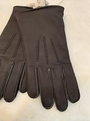 UGG Men’s Wrangell Smart Glove Leather Touchscreen Warm Faux Fur Lined NWT $135 • $29