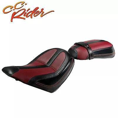 C.C. RIDER Two-Up Driver Passenger Seat Fit For Indian Scout 15-23 Sixty 16-23 • $260