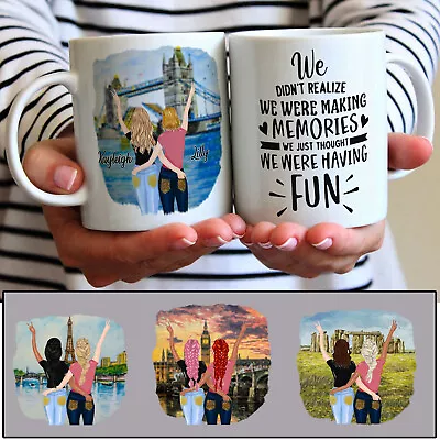 Best Friend Mug Soul Sisters Custom Gift Personalised Bestie Gifts For Birthday • £8.99