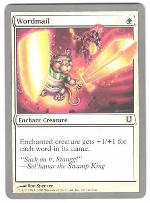 Magic_the_gathering Unhinged Wordmail #22 2004MTGLP Common • $1.99