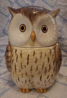 VINTAGE 1983 Otagiri Ceramic Owl Cookie Jar Made In Japan Excellent Condition  • $49.99