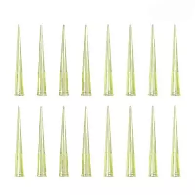 Pipette Tips 200 UL 1000 PCS Clear Yellow Laboratory Universal Plastic Liquid • $14.42