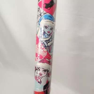 Monster High Christmas Gift Wrapping Paper 70 Sq Ft • $37