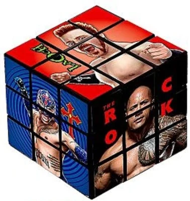 £8.33 • Buy WWE Smash World Wrestling Pro Wrestler Birthday Party Favor Mini Puzzle Cube