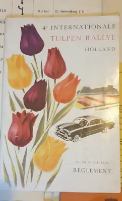1952 Tulip Rally Regs & Original Paperwork Allard J2 • $252.58