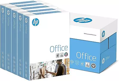 Hp Office A4 White Paper 80gsm Printer Copier Scanner 1-5 Reams Of 500 Sheets • £21.99