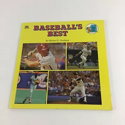 Golden Look Look Book Baseball's Best Paperback Book Vintage 1989 Goodman • $10.36