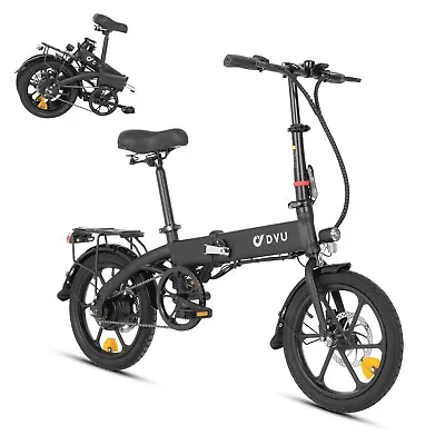DYU 16  Folding Electric Bike For Adults Teens15.5MPH 350W 36V/7.8AH Commuter • $399