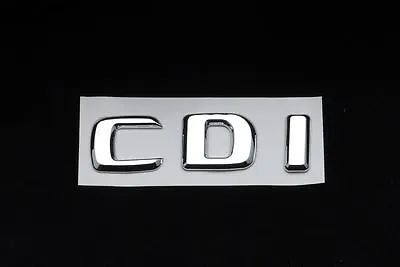 Trunk Rear Emblem Letter CDI Fit For Mercedes W210 W211 W212 W203 W204 W207 W209 • $12.34