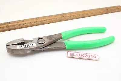 MAC Tool P301948G Green Handle 6  W/Wire Cutter Adjustable Slip Joint Pliers • $24.99