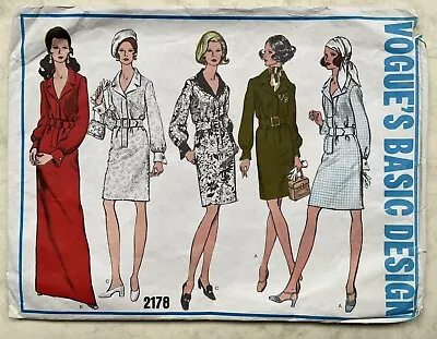 Vintage Vogue Basic Design Sewing  Patterns Ladies 1960's • £15.54