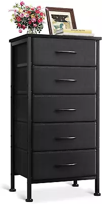 Dresser For Bedroom With 5 Storage Drawers 31  Small Dresser Chest Of Drawers F • $48.61