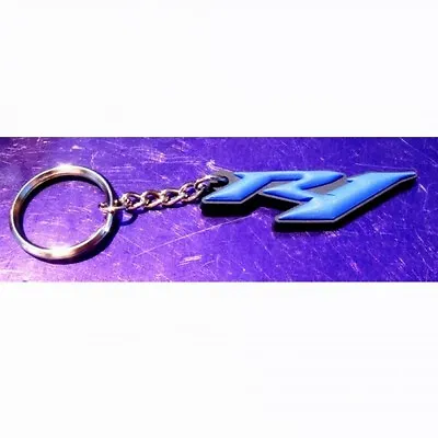 Yamaha R1 3D Soft Rubber Key Ring Chain Keychain Fob R1M R1S YZF-R1 - Blue • $7.99