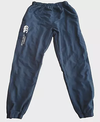 Canterbury Men's Uglies Cuffed Stadium Pants Joggers Blue Pockets Size Large • £35.84