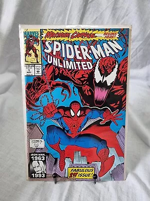 Spider-Man Unlimited #1 Maximum Carnage Part 1 Of 14 Marvel Comics • £9.99