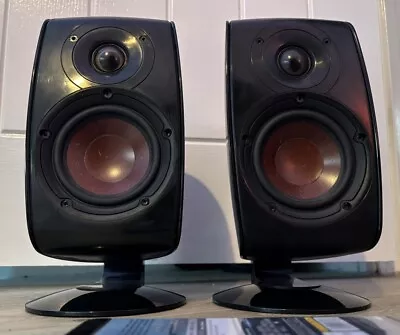 Dali Fazon Satellite Surround Speakers - Black With Stands No Grille RRP£500 • £125