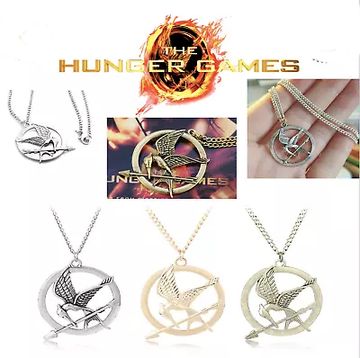 The Hunger Games Katniss Everdeen Mockingjay Pendant Necklace On Chain • $5.95