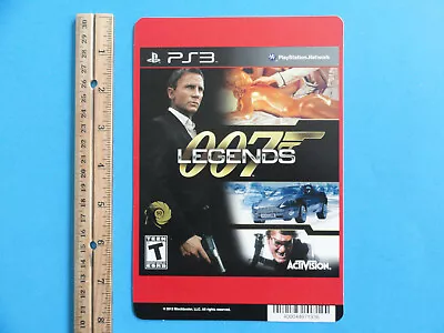 Playstation 3 007 Legends Blockbuster Video Store Backer Card 5 X8 - No Game • £14.48