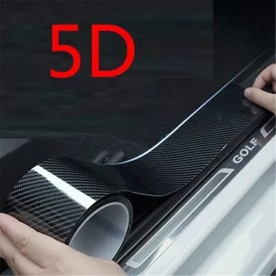 3M Car Door Protector Sill Scuff Cover Sticker Antiscratch 5D Carbon Fiber Strip • $6.99