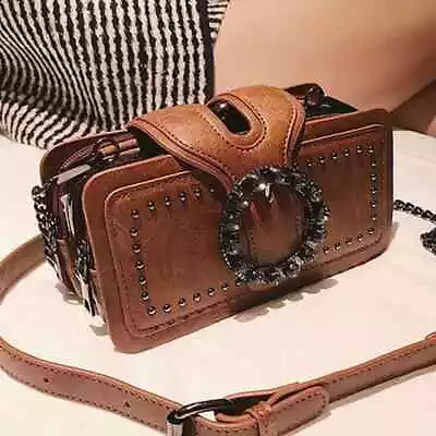 Punk Rock  Fashion Vintage Rivet Motorcycle Chain Crossbody • $20.99