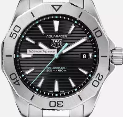 TAG Heuer Aquaracer 200 Solargraph Black Dial 40mm WBP1114.BA0000 • $2352.53