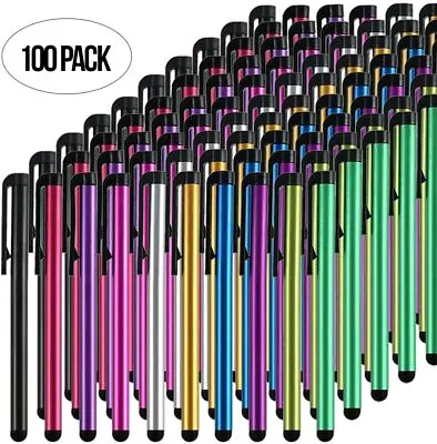 100Pcs Metal Touch Screen Stylus Pen For Android IPad Phone PC Tablet Universal • $12.79