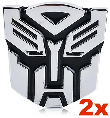 (2 PACK) Transformers Autobots Optimus Prime Emblem Car Sticker Decal 3  • $10.80