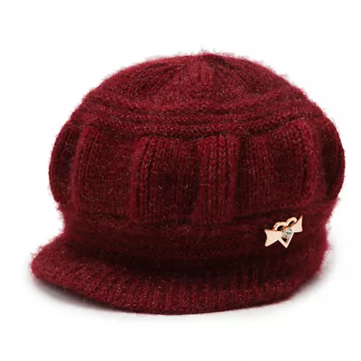 ZONBAILON Autumn/winter Thickened Warm Knitted Ladies Beret Fashion All-match • $18.04