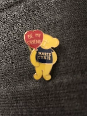 Marie Curie Teddy Bear With Balloon Be My Friend Enamel Pin Badge (MINT) • £3