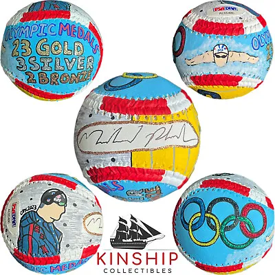 Michael Phelps Signed Baseball PSA DNA Hand Painted CarterX Olympic Swimmer Y135 • $599