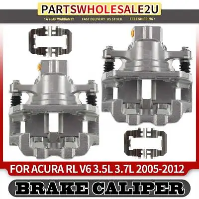 2x Rear Left & Right Brake Calipers W/ Bracket For Acura RL 2005-2012 3.5L 3.7L • $89.99